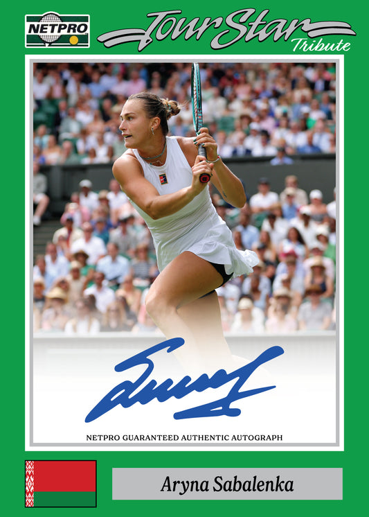 2026 NETPRO ’91 Tribute Autograph Aryna Sabalenka Card /50