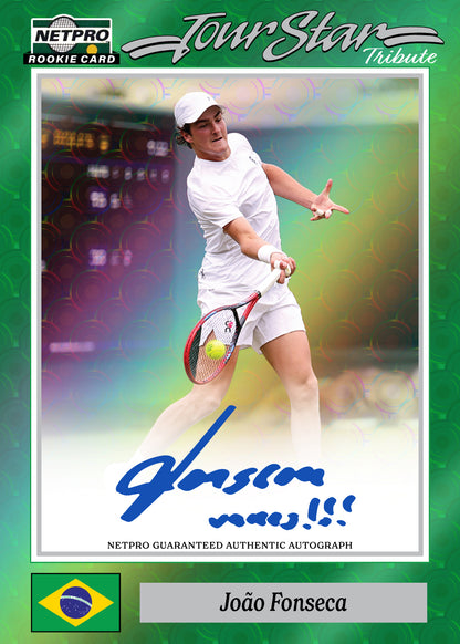 2026 NETPRO ’91 Tribute Golden Slam Autograph Joao Fonseca Rookie Card 1/1