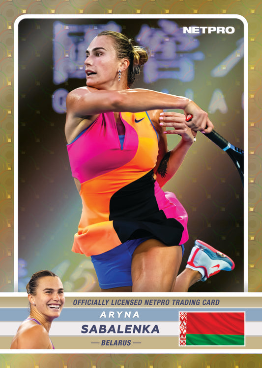 2026 NETPRO Premium Golden Slam Aryna Sabalenka Card 1/1