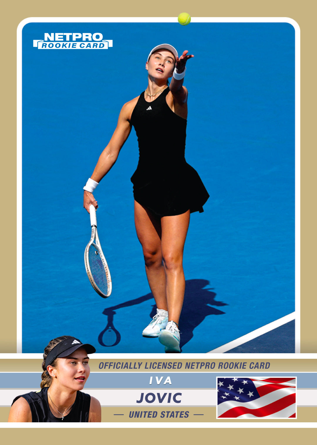 2026 NETPRO Iva Jovic Rookie Card /999