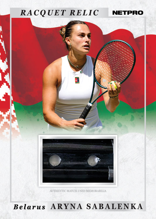 2026 NETPRO Racquet Relic Aryna Sabalenka Card /25